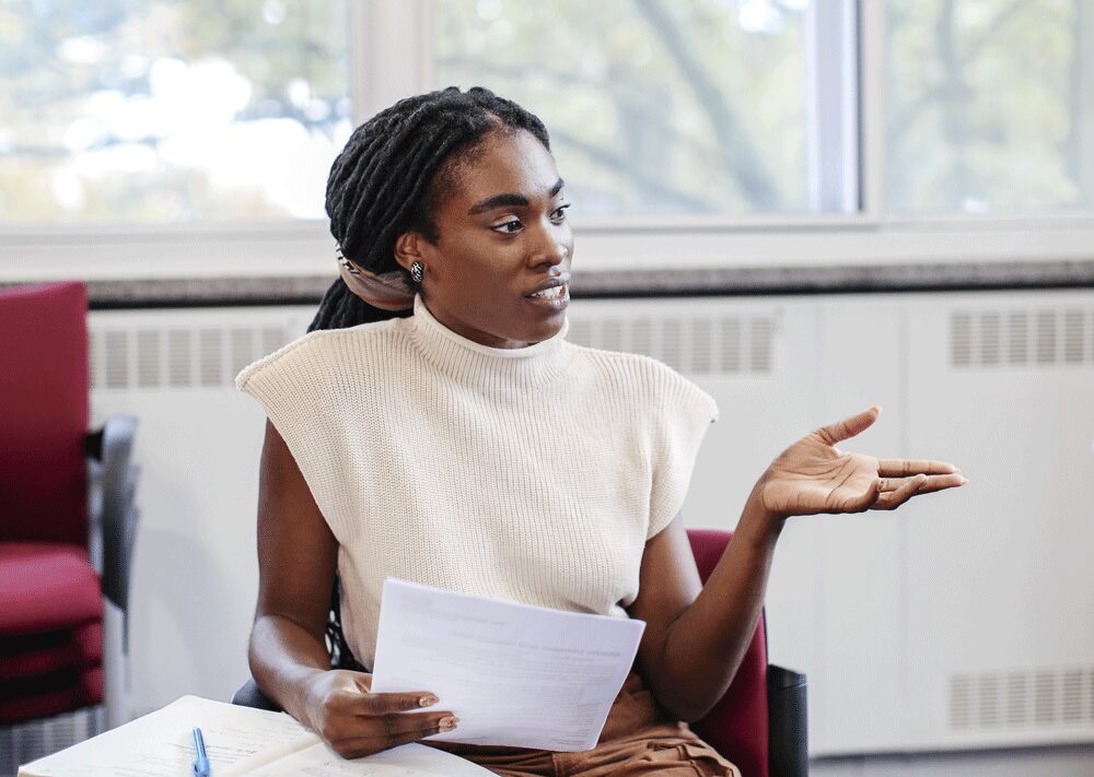 Student Speaking-During 
A Seminar