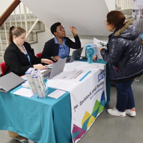 Registration Desk at Open Day