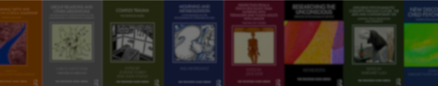 A row of books from the Tavistock Clinic series