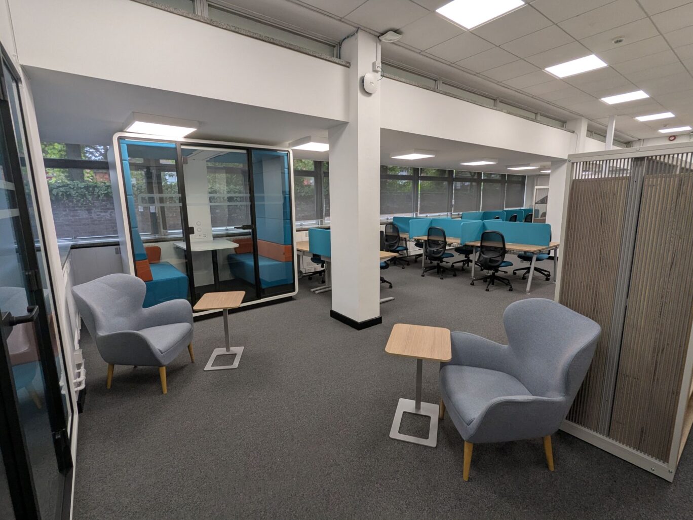 The refurbished library space at the Tavistock Centre