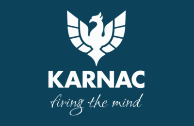 Karnac Logo on Dark Blue Background