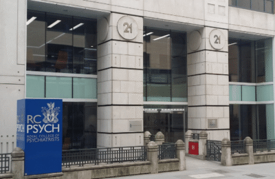 Royal College of Psychiatrists at 21 Prescot Street, London. Photo: Vorpatril / Wikimedia Commons (CC BY-SA 4.0).